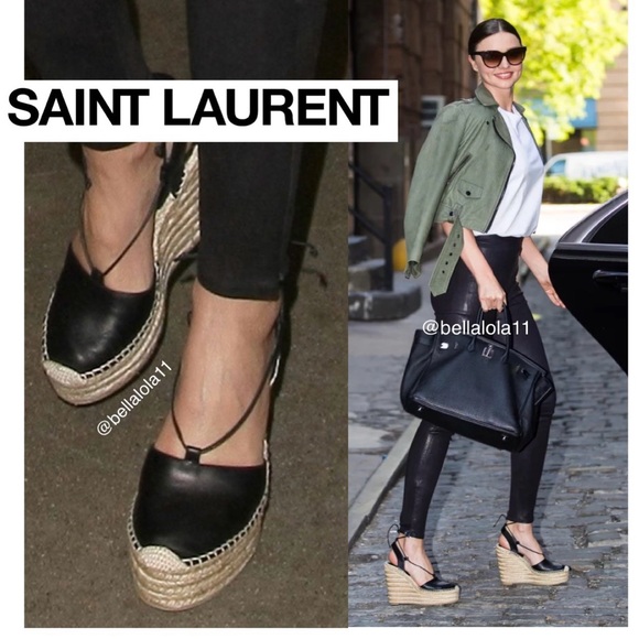 AUTHENTIC YSL ESPADRILLES